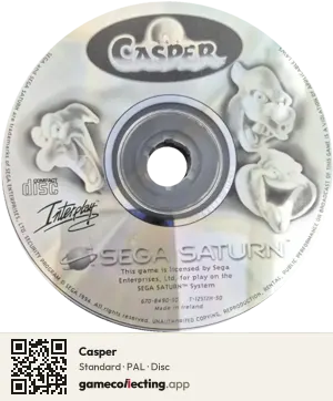 Casper Sega Saturn, PAL disc