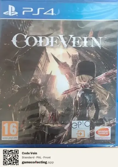 Code Vein PlayStation 4, PAL box front