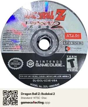 Dragon Ball Z: Budokai 2 Nintendo GameCube, NTSC disc