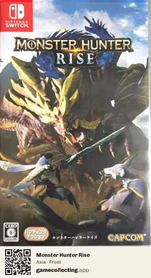 Monster Hunter Rise Nintendo Switch, Asia box front