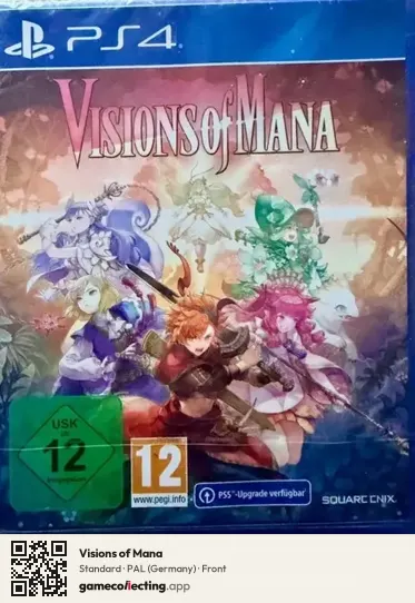 Visions of Mana PlayStation 4, Germany box front