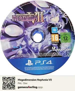 Megadimension Neptunia VII PlayStation 4, PAL disc