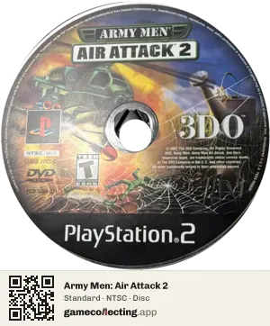Army Men: Air Attack 2 PlayStation 2, NTSC disc