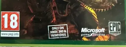 Gears of War, the PEGI square on its front