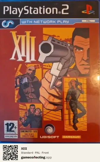 XIII PlayStation 2, PAL box front