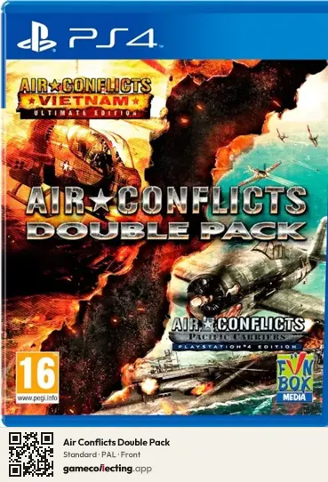 Air Conflicts Double Pack PlayStation 4, PAL box front