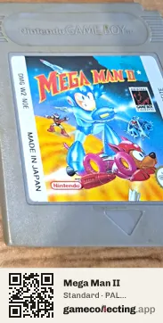 Mega Man II Game Boy, PAL cartridge label
