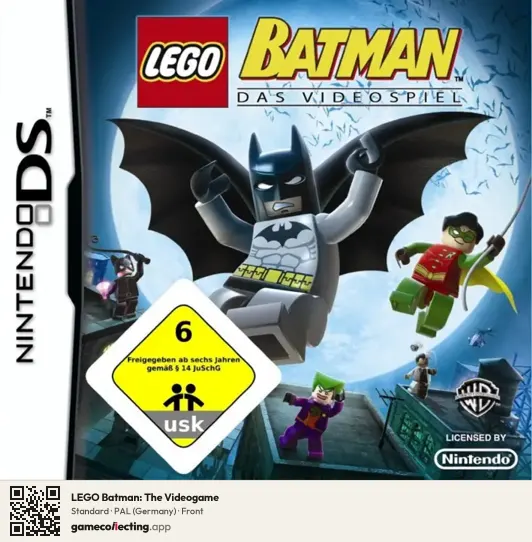 LEGO Batman: The Videogame Nintendo DS, Germany box front