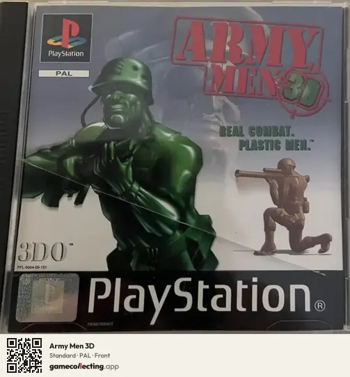 Army Men 3D PlayStation, PAL box front