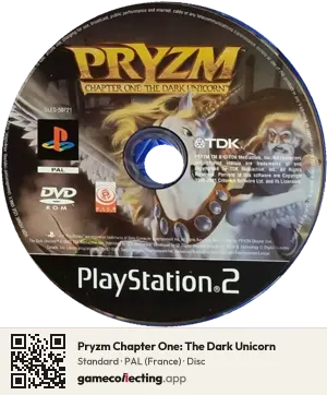 Pryzm Chapter One: The Dark Unicorn PlayStation 2, PAL disc