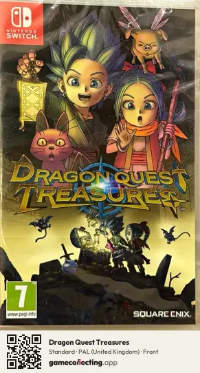Dragon Quest Treasures Nintendo Switch, United Kingdom box front