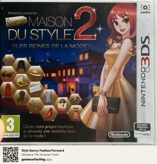 Style Savvy: Fashion Forward Nintendo 3DS, France box front