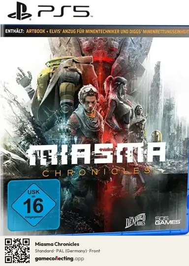 Miasma Chronicles PlayStation 5, Germany box front