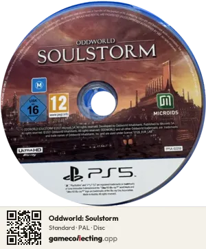 Oddworld: Soulstorm PlayStation 5, PAL disc