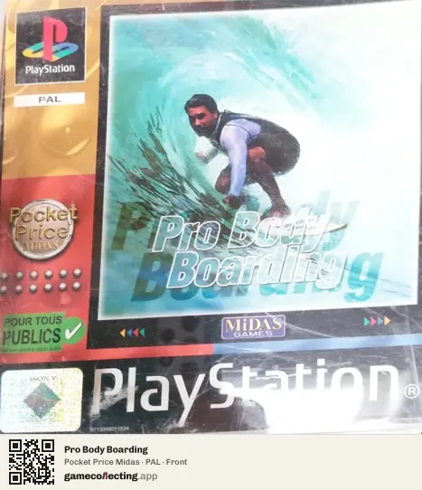 Pro Body Boarding PlayStation, PAL box front