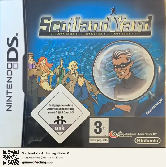 Scotland Yard: Hunting Mister X Nintendo DS, Germany box front
