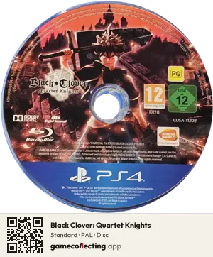 Black Clover: Quartet Knights PlayStation 4, PAL disc
