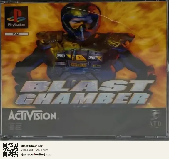 Blast Chamber PlayStation, PAL box front