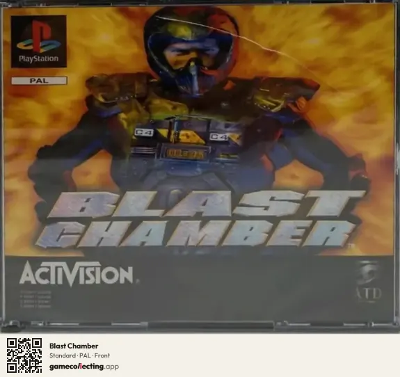 Blast Chamber PlayStation, PAL box front