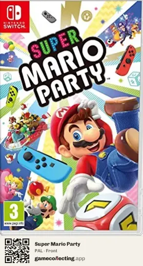 Super Mario Party Nintendo Switch, PAL box front