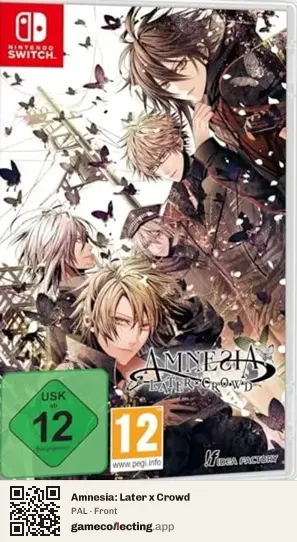 Amnesia: Later x Crowd Nintendo Switch, PAL box front