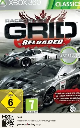 Grid Xbox 360, Germany box front