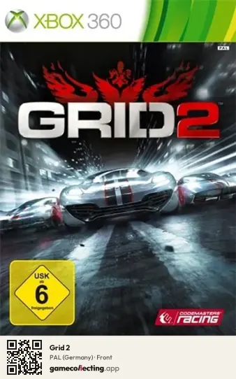 Grid 2 Xbox 360, Germany box front