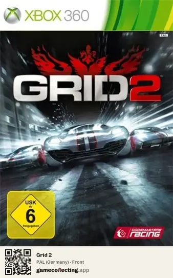 Grid 2 Xbox 360, Germany box front