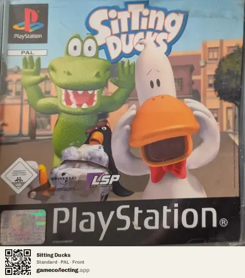 Sitting Ducks PlayStation, PAL box front