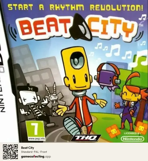 Beat City Nintendo DS, PAL box front