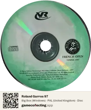 Roland Garros 97 Computer, PAL disc