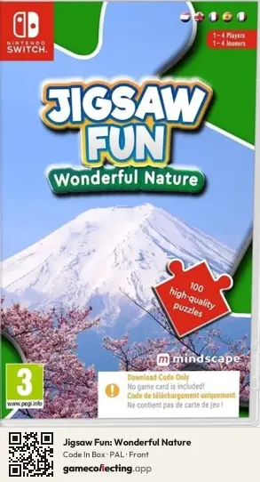 Jigsaw Fun: Wonderful Nature Nintendo Switch, PAL box front