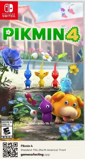 Pikmin 4 Nintendo Switch, North America box front