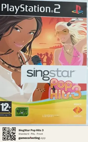 SingStar Pop Hits 3 PlayStation 2, PAL box front
