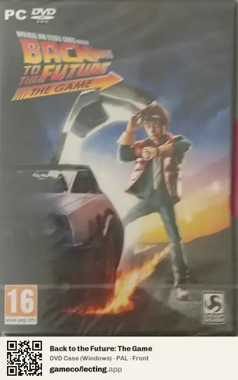 Back to the Future: The Game Computer, PAL box front