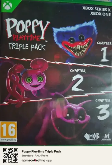 Poppy Playtime Triple Pack Xbox Series X, PAL box front