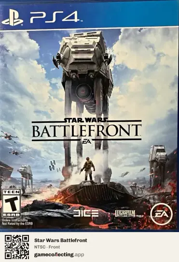Star Wars Battlefront PlayStation 4, NTSC box front