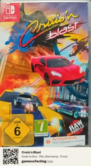 Cruis'n Blast Nintendo Switch, Germany box front