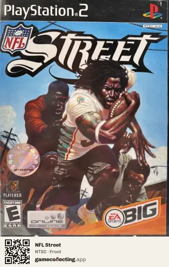 NFL Street PlayStation 2, NTSC box front