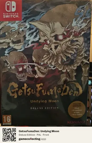 GetsuFumaDen: Undying Moon Nintendo Switch, PAL box front