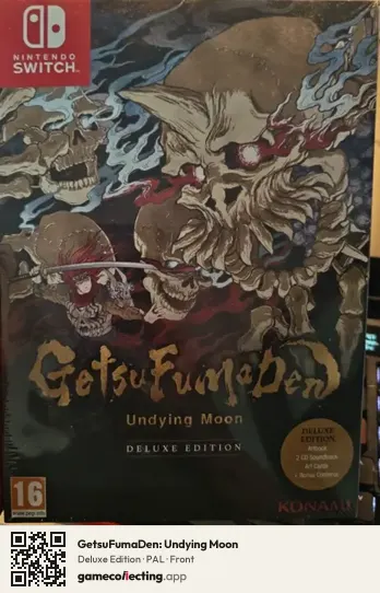 GetsuFumaDen: Undying Moon Nintendo Switch, PAL box front