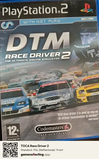 TOCA Race Driver 2 PlayStation 2, Netherlands box front
