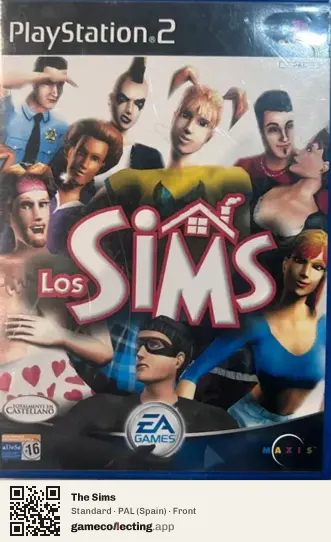 The Sims PlayStation 2, Spain box front