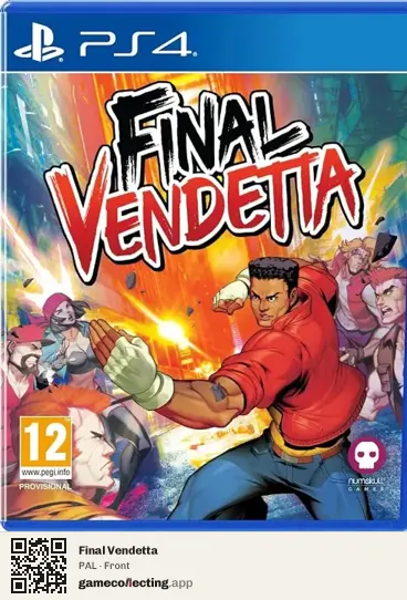 Final Vendetta PlayStation 4, PAL box front