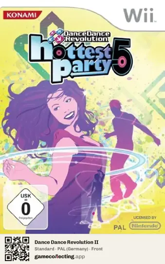 Dance Dance Revolution II Nintendo Wii, Germany box front