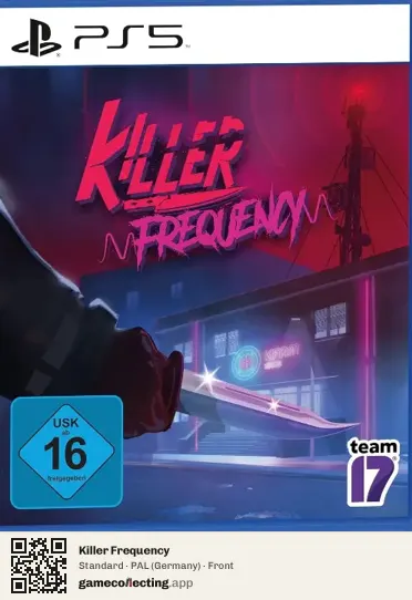Killer Frequency PlayStation 5, Germany box front