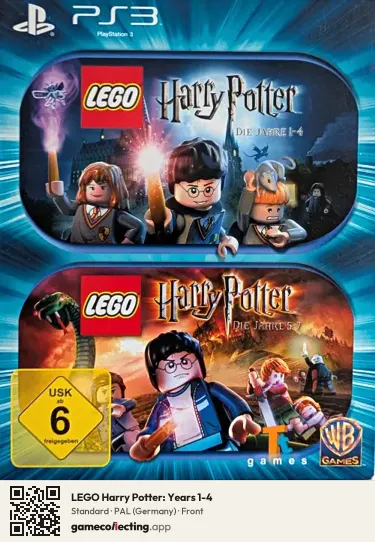 LEGO Harry Potter: Years 1-4 PlayStation 3, Germany box front