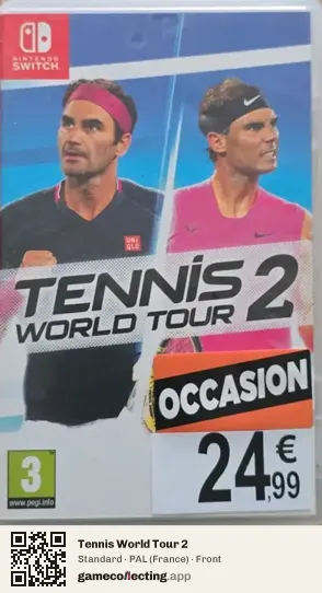 Tennis World Tour 2 Nintendo Switch, France box front