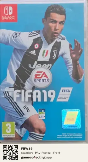 FIFA 19 Nintendo Switch, France box front