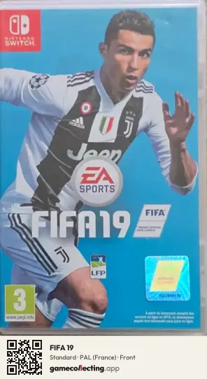 FIFA 19 Nintendo Switch, France box front